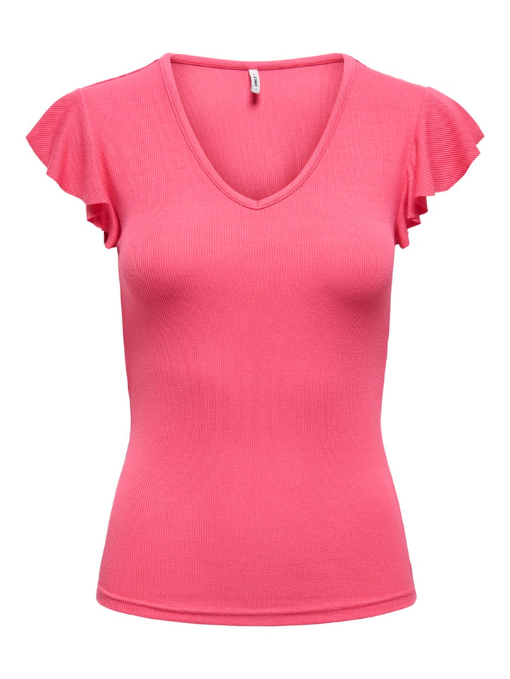 Onlbelia Cap Sleeve Top Jrs Noos - Pink