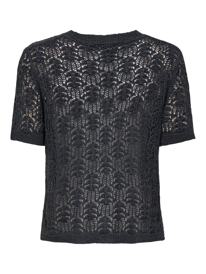 Jdykofi Bayo S/s O-neck Pullover Kn - Steel