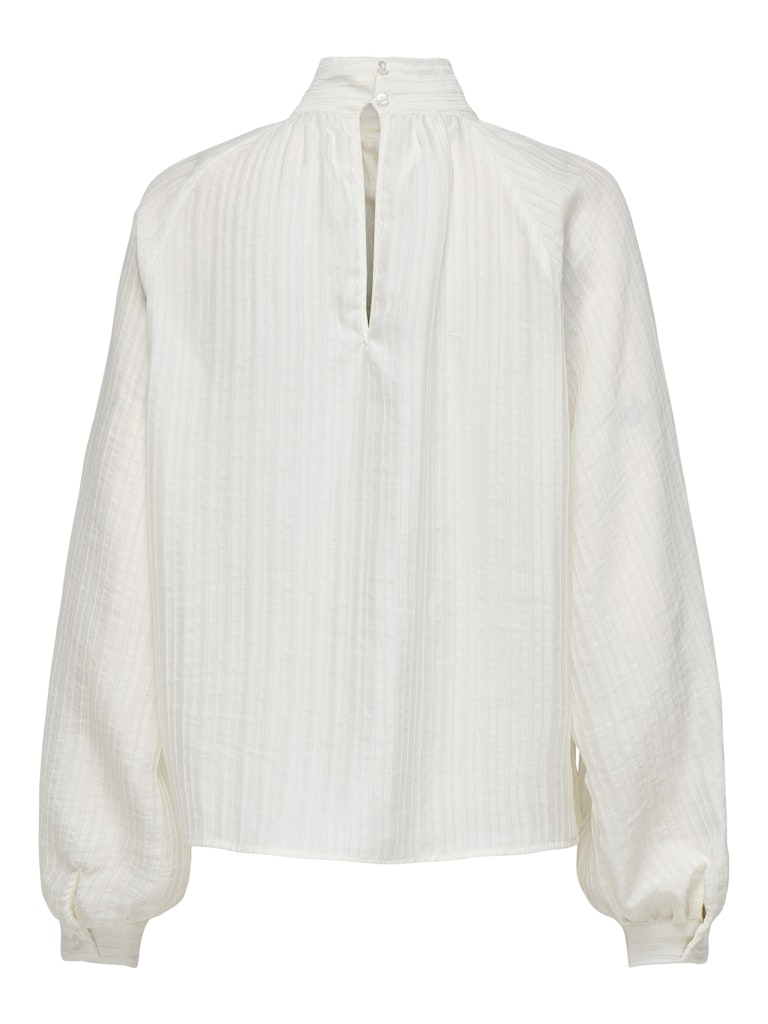 Jdynorma L/s Bow Top Wvn - Off-white