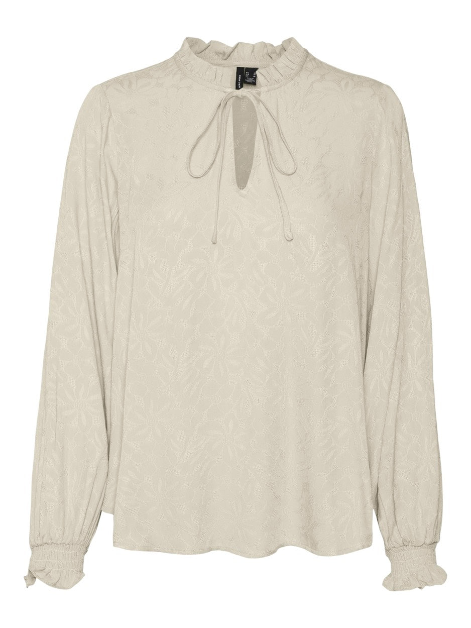 Vmbaili Ls Top Wvn Ga - Off-white