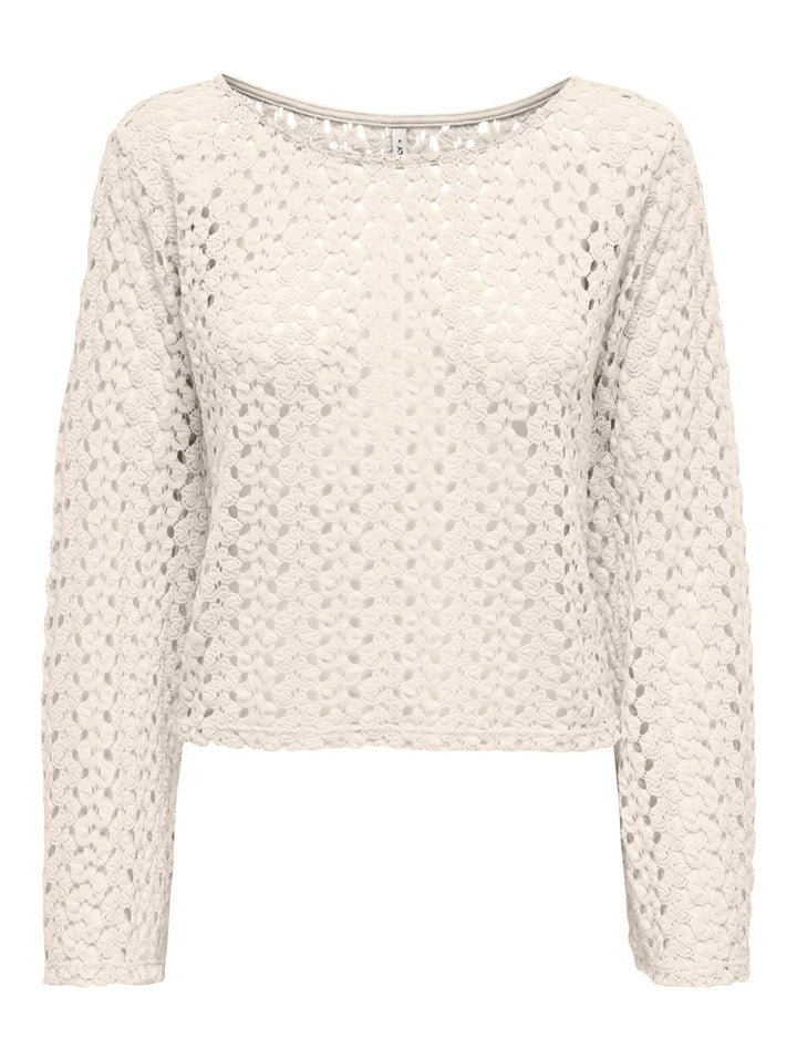 Onllion L/s Top Jrs - Beige