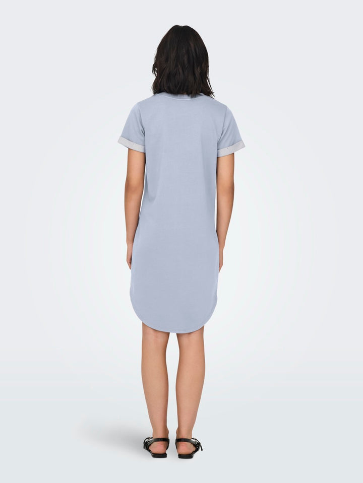 Jdyivy S/s Dress Jrs Noos - Lichtblauw
