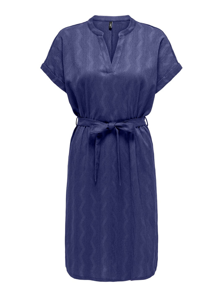 Onldia S/s V-neck Dress Cs Jrs - Rafblauw