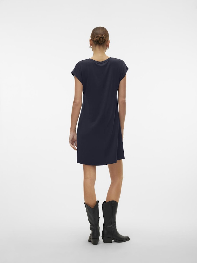 Vmava Sl Knee Dress - Navy