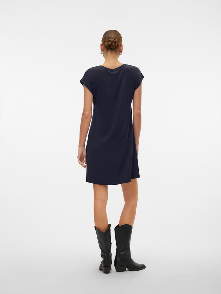 Vmava Sl Knee Dress - Navy