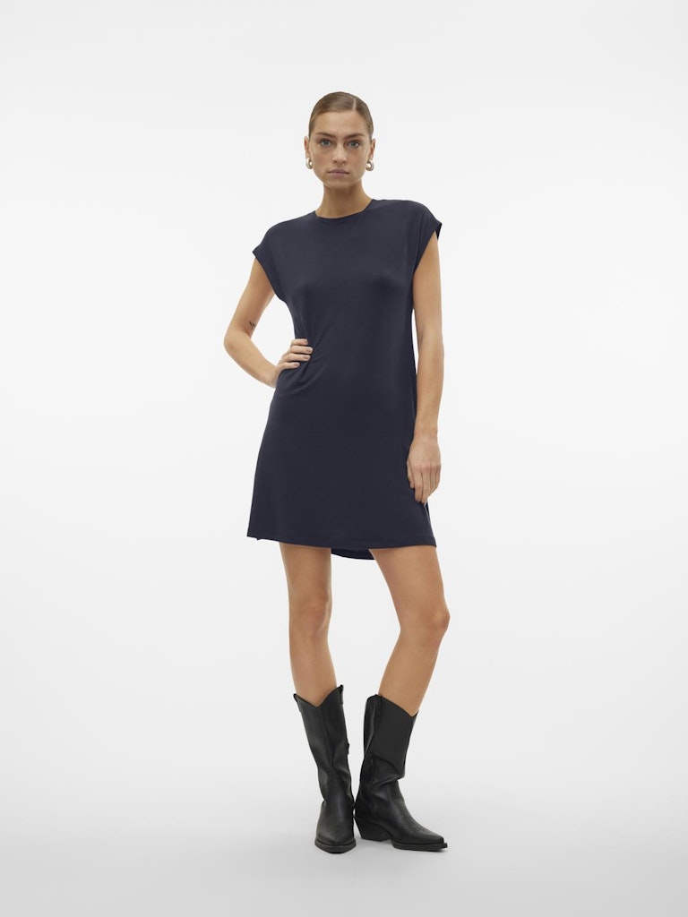 Vmava Sl Knee Dress - Navy