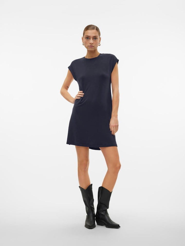 Vmava Sl Knee Dress - Navy