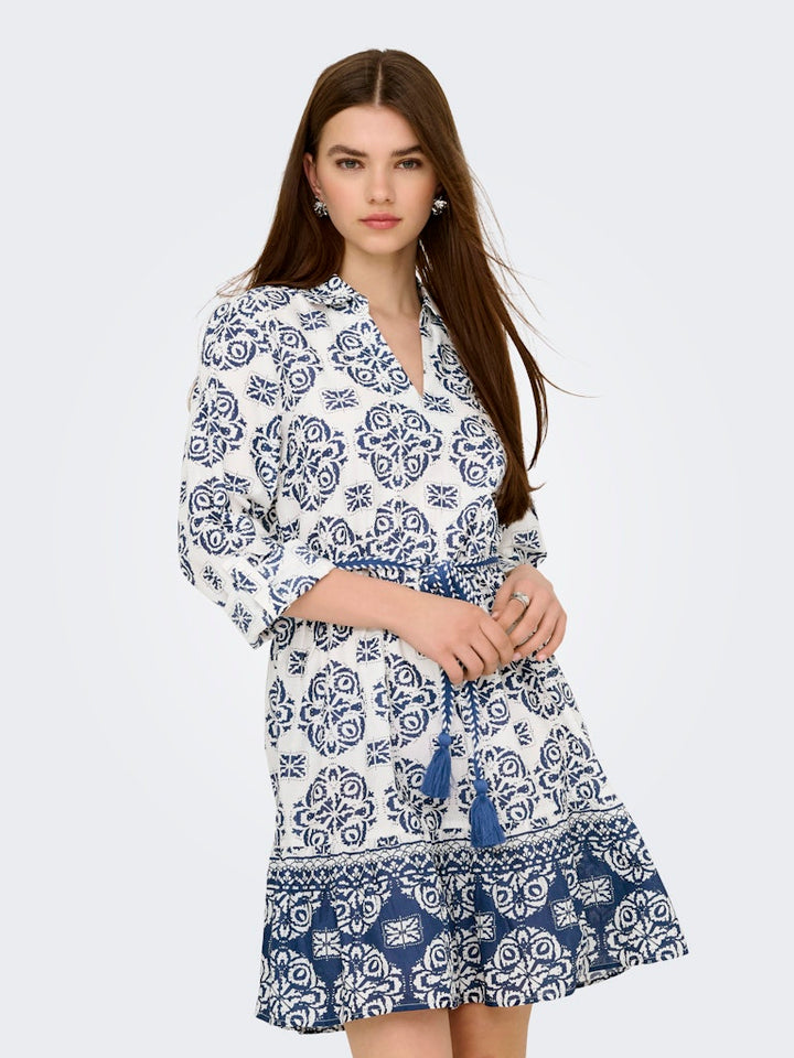 Jdyanna Dress - Blauw Dessin