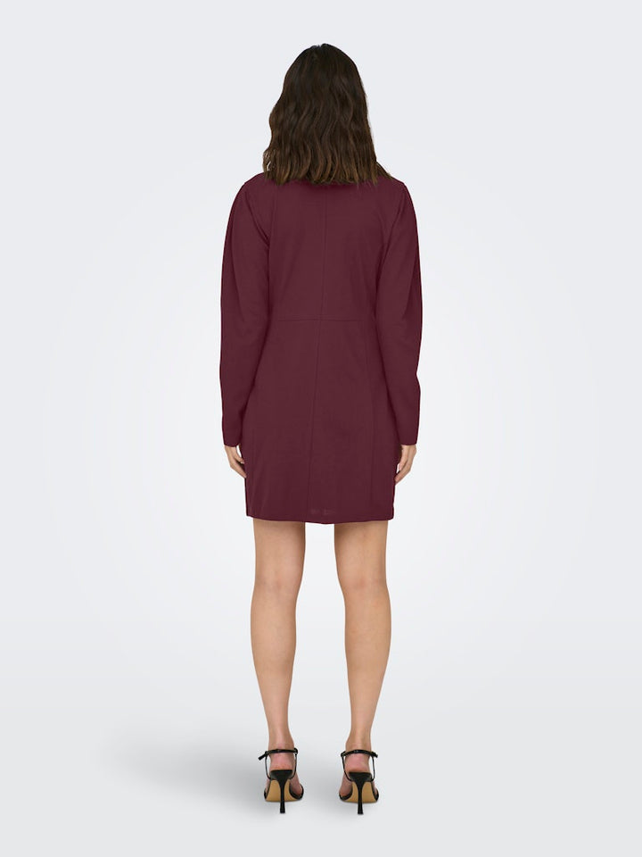 Jdycatia Elsa Ls Blazer Dress - Bordeaux