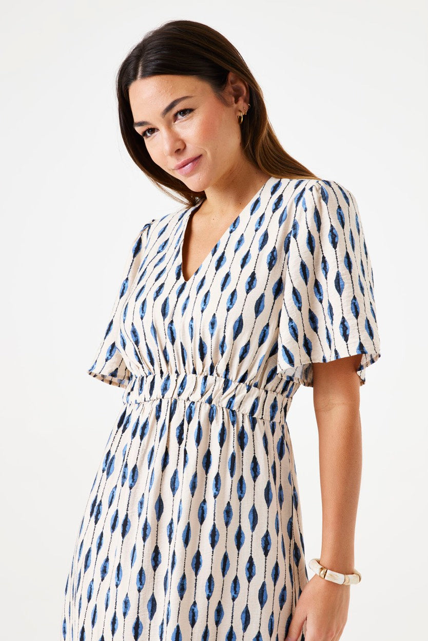 Garcia - Lange jurken - 4419.06.0005 - Zand Dessin