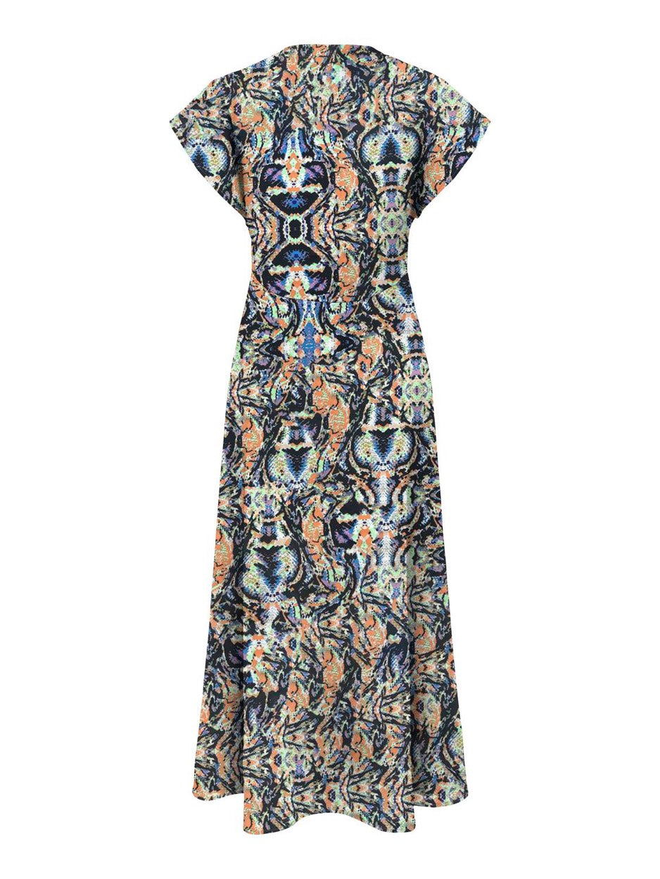 Onlnova Life Vis Mollie Long Dress - Multicolor