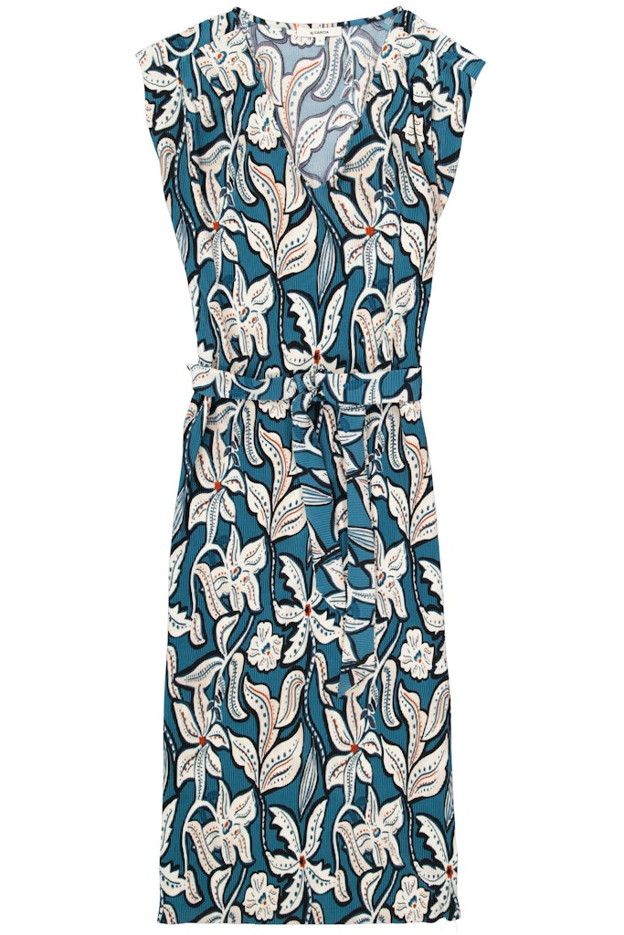 Jurk Km Print - Blauw Dessin