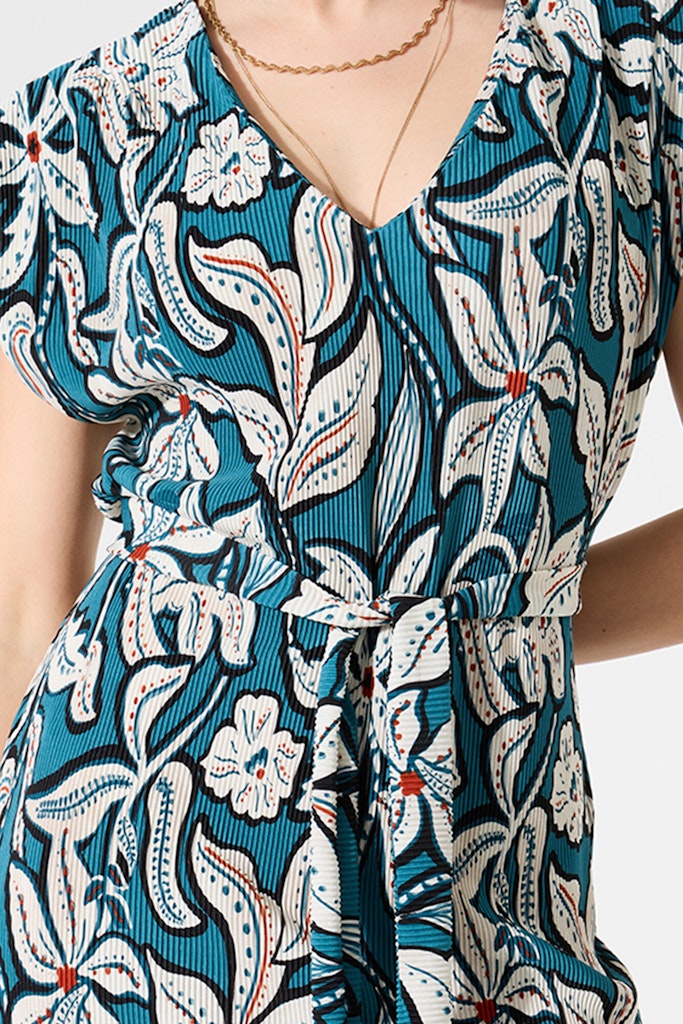 Jurk Km Print - Blauw Dessin