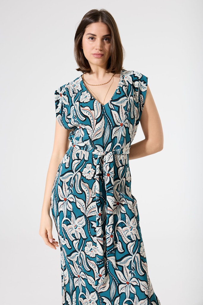 Jurk Km Print - Blauw Dessin