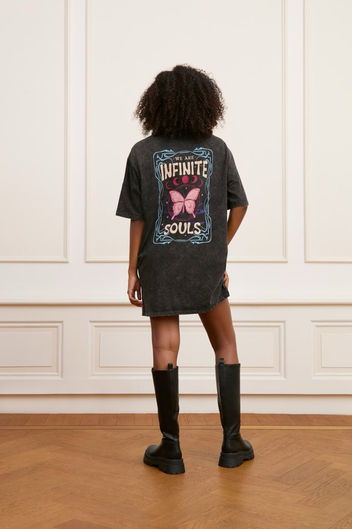 T-shirt Dress Roxy - Zwart