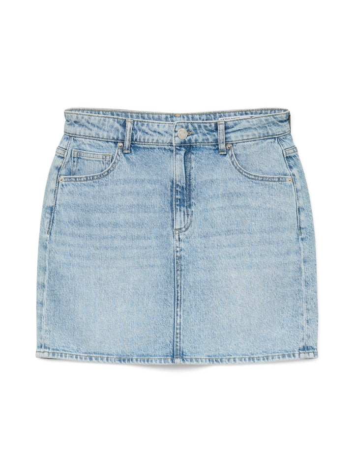Vmtessa Hr Short Dnm Skirt Mix Ga N - Blue Denim