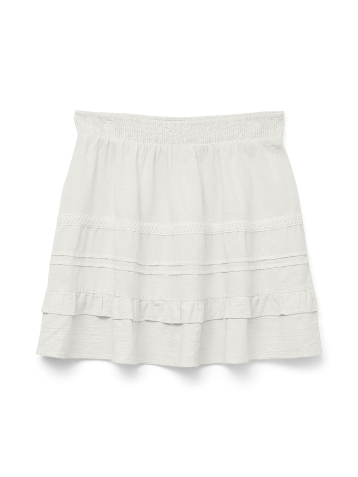 Vmpretty Short Skirt Wvn - Off-white