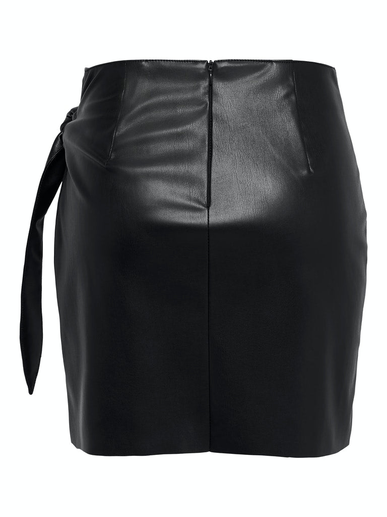 Onlolivia Faux Leather Skirt Noos Otw - Zwart