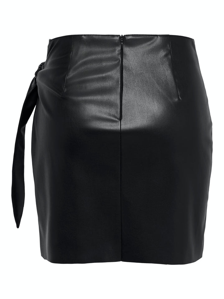 Onlolivia Faux Leather Skirt Noos Otw - Zwart