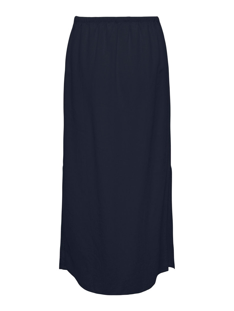 Jdysay Mw Maxi Slit Skirt Wvn Noos - Navy