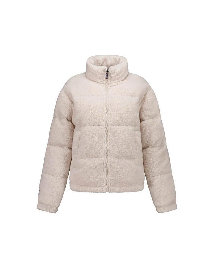 Signature Sherpa Puffer Jacket - Beige