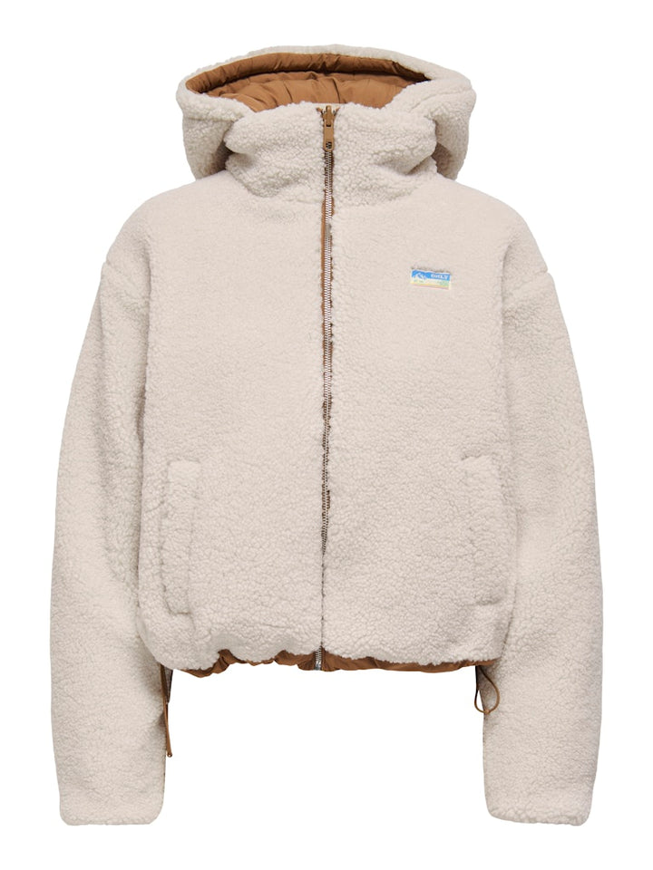 Onlmaria Life Rev Puffer Jacket Cc Otw - Beige