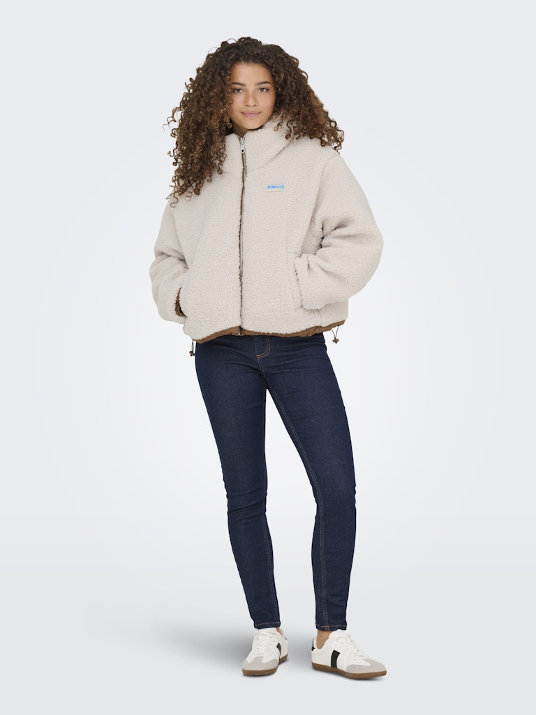 Onlmaria Life Rev Puffer Jacket Cc Otw - Beige