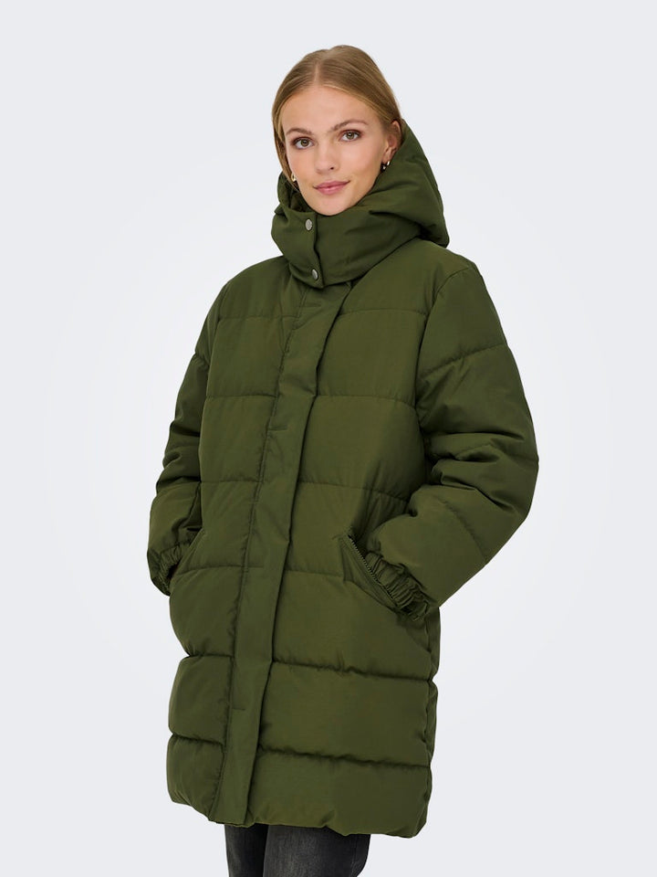 Jdyaja Flotte Padded Jacket Otw Yfm Noos - Army