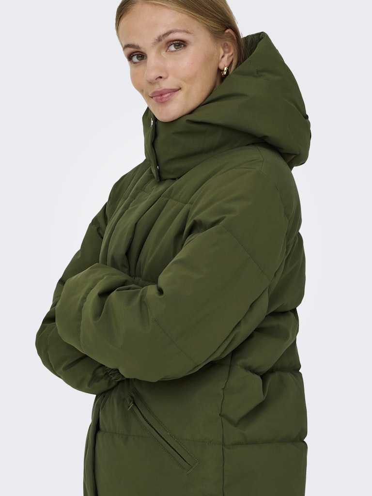 Jdyaja Flotte Padded Jacket Otw Yfm Noos - Army
