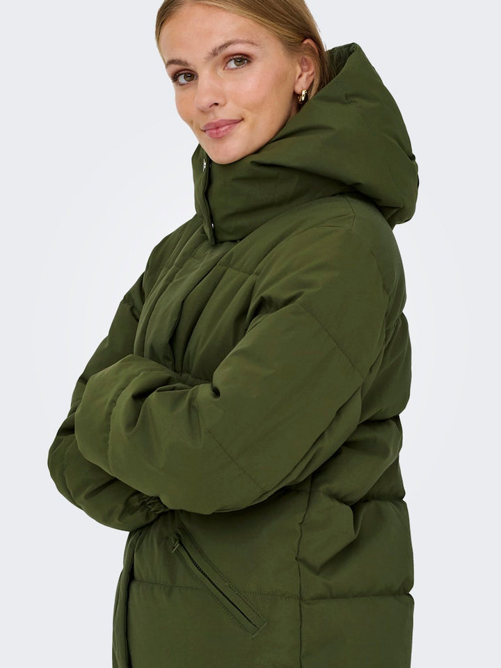 Jdyaja Flotte Padded Jacket Otw Yfm Noos - Army