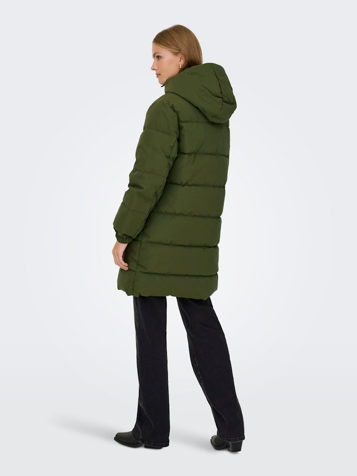 Jdyaja Flotte Padded Jacket Otw Yfm Noos - Army