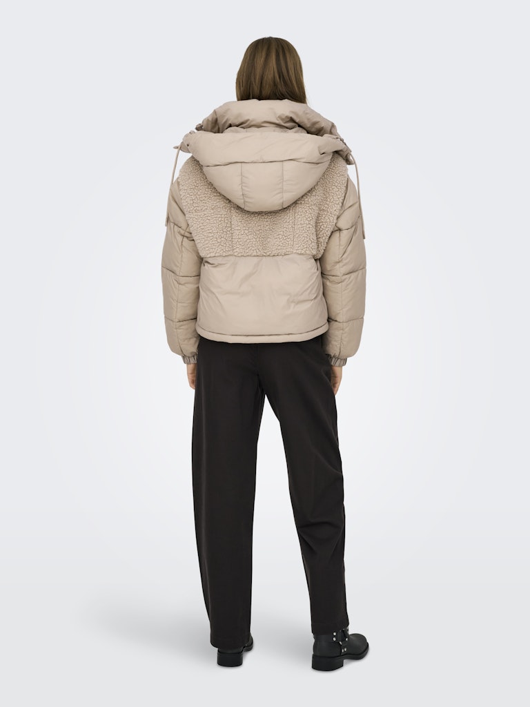 Onlagnes Life Teddy Mix Puffer Cs Otw - Taupe