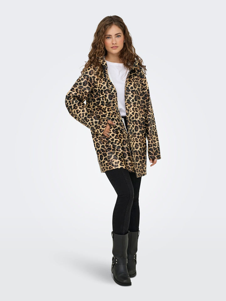 Onlmarie Ellen Aop Raincoat Otw - Bruin Dessin