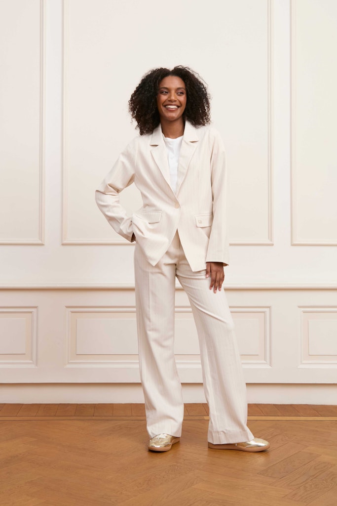 Blazer Celeste - Ecru Dessin