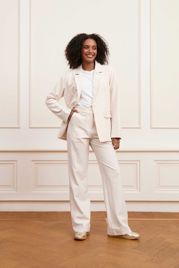 Blazer Celeste - Ecru Dessin