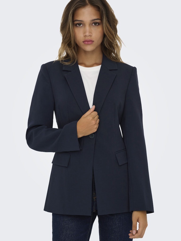 Onlraven Life L/s Hourglass Blazer Tlr - Navy