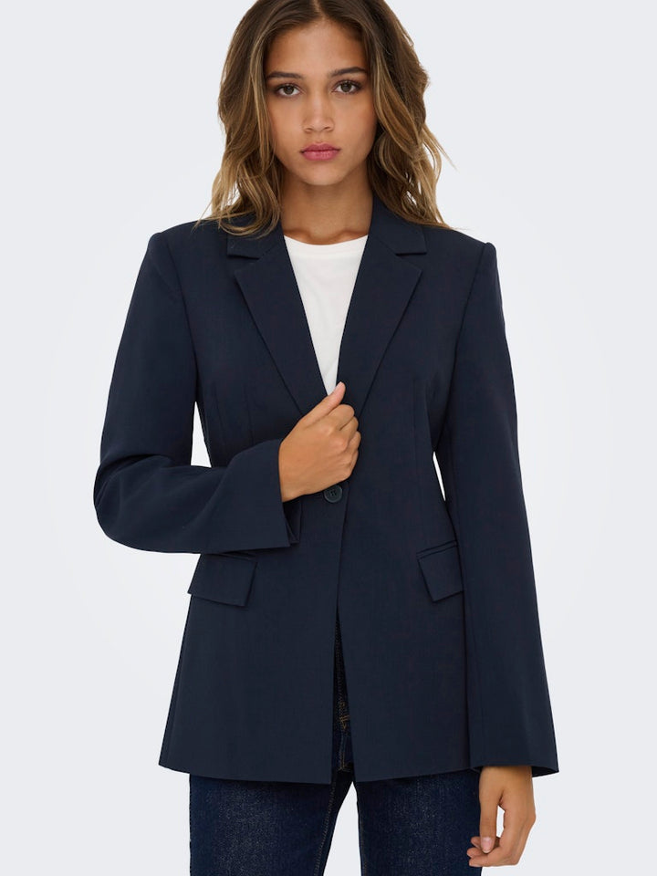 Onlraven Life L/s Hourglass Blazer Tlr - Navy