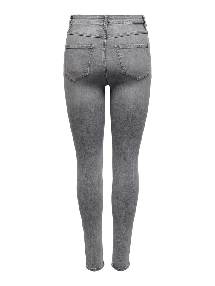Onlrain-wauw Ex Hw Sk  Lg Ank Dnm G - Grey Denim