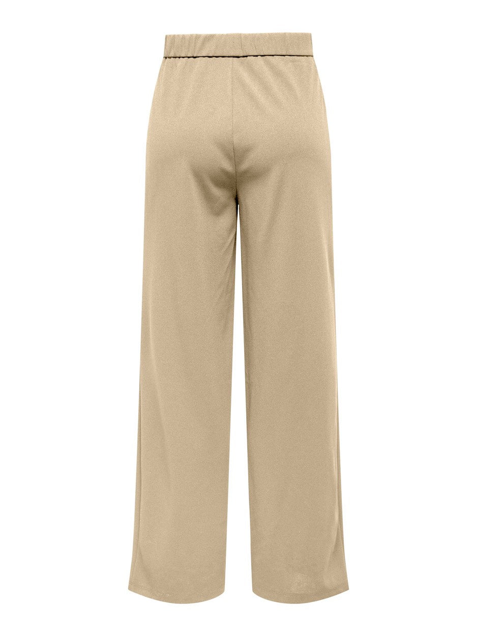 Onlsania High Waist Button Pant Jrs - Kaki