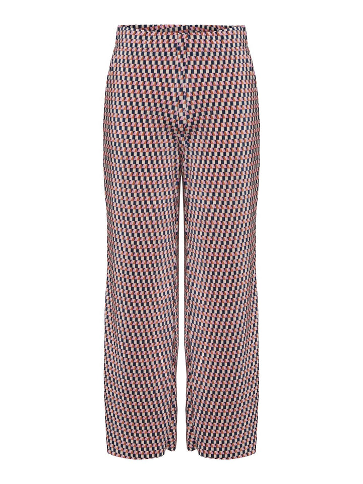 Onlnisa Plisse Pant Box Jrs - Roze Dessin