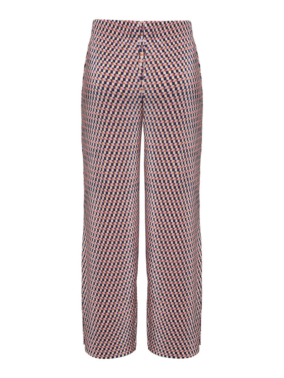 Onlnisa Plisse Pant Box Jrs - Roze Dessin