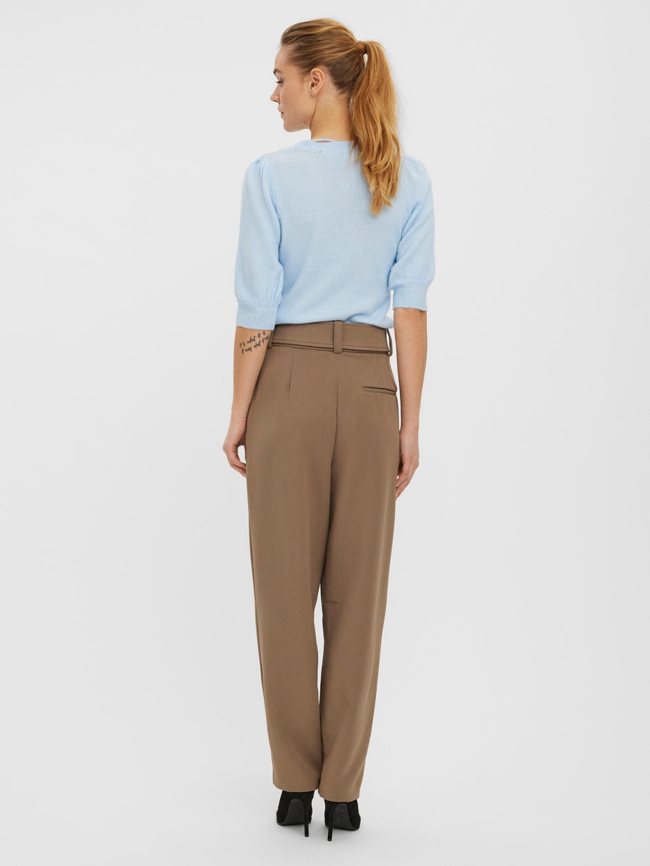 Vmulia H/w Pocket Pant Tlr - Taupe
