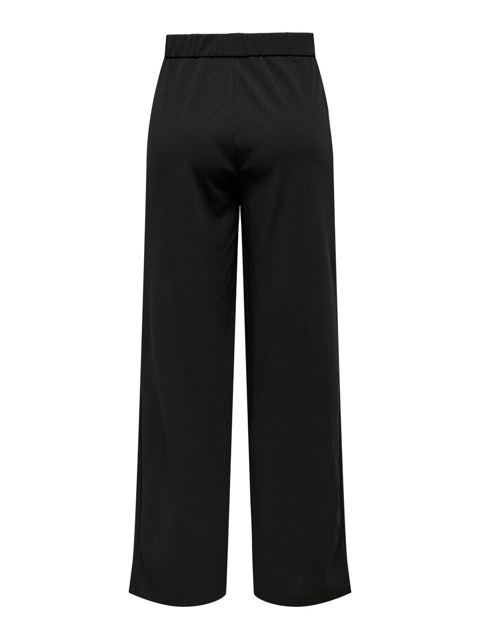 Onlsania High Waist Button Pant Jrs - Zwart