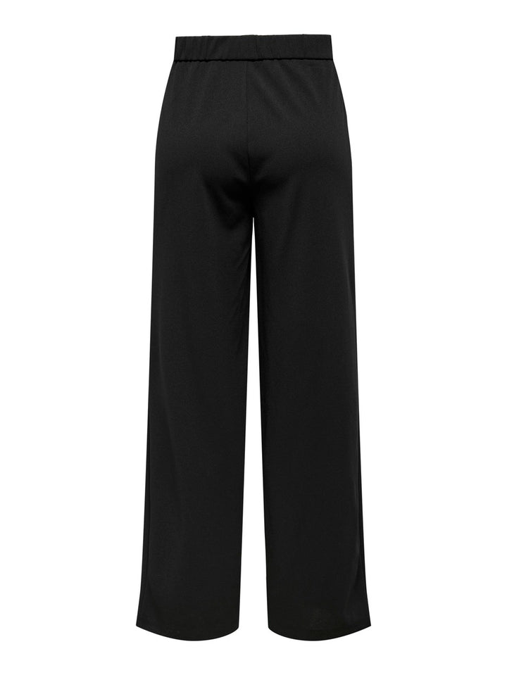 Onlsania High Waist Button Pant Jrs - Zwart