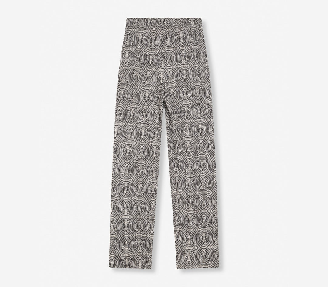 Leopard Cricle Pants - Zwart Dessin