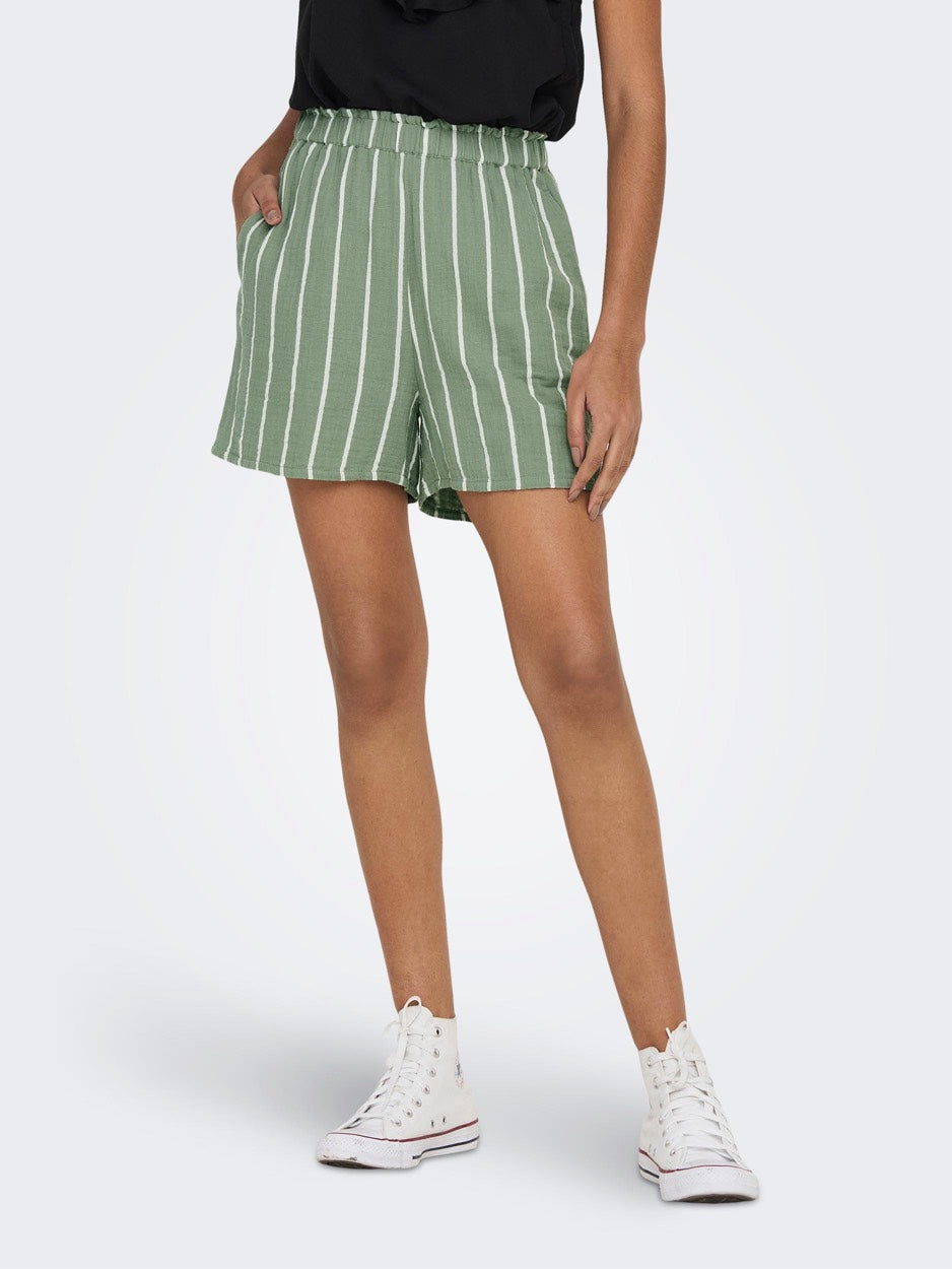 Onlnora Hw Shorts Ptm - Groen Dessin