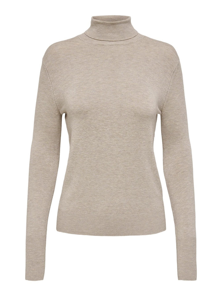 Onlvenice L/s Rollneck Pullover Knt. . 1952. - Beige