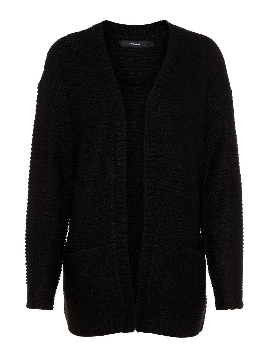 Vmno Name Ls Cardigan - Zwart