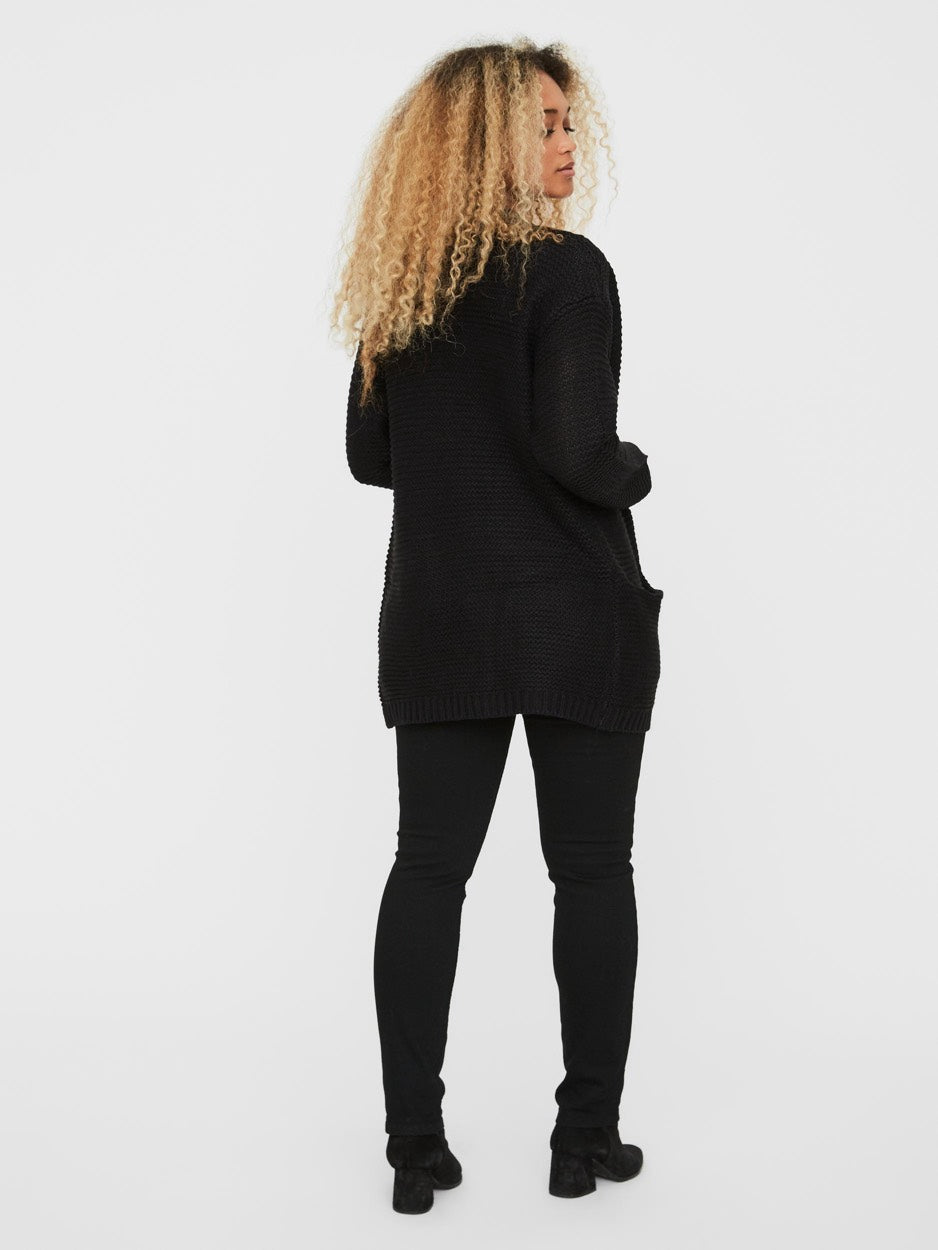 Vmno Name Ls Cardigan - Zwart