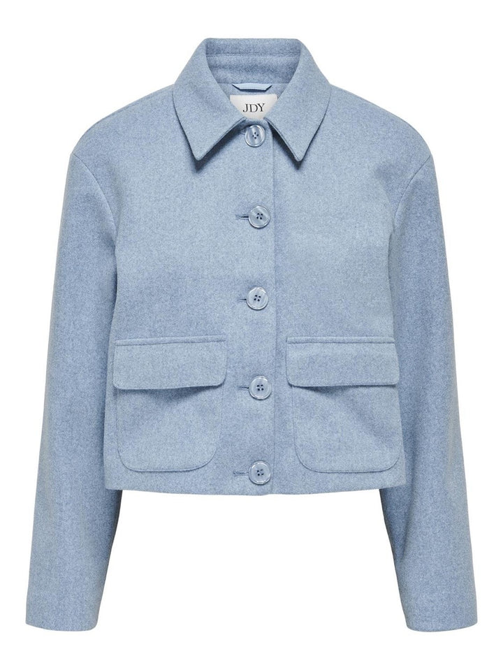 Jdycallie Short Jacket Otw Hab - Lichtblauw